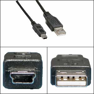 Primjeri: Običan USB i mini USB 5