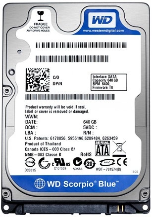 HDD SATA Notebook